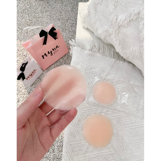 Miếng dán ngực silicone chống nước tái sử dụng nhiều lần loại tròn (BẢN MỚI ẢNH SHOP TỰ CHỤP)