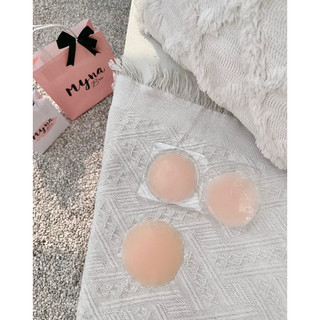 Miếng dán ngực silicone chống nước tái sử dụng nhiều lần loại tròn (BẢN MỚI ẢNH SHOP TỰ CHỤP)