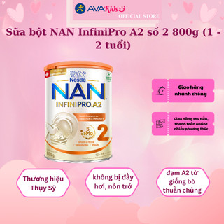 Sữa bột nan infinipro a2 số 2 800g