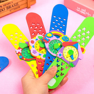 Đồng hồ đeo tay tự làm handmade, quà tặng cho học sinh, đồ chơi trải nghiệm cho bé