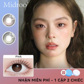 1 Cặp Kính áp tròng Midroo Lens Bana 1 Năm 0~8 Độ 14,2mm Kính áp tròng