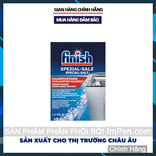 Muối rửa bát làm mềm nước Finish 1.2kg, 1kg - Muối nguyên sinh Isarel ImS 1.5kg - ImP - ImPvn