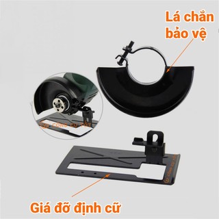 Bộ giá đỡ và lá chắn bảo vệ máy cắt cầm tay 110m, cữ máy cắt cầm tay, cố định chiều sâu lưỡi