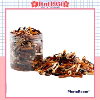 1 kg Gói chun buộc tóc nhiều màu dây buộc tóc co giãn dành cho nữ bé gái