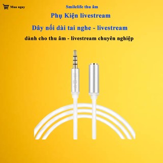 Dây nối dài Livestream dài tai nghe chuẩn đầu 3.5 dài 2 mét âm thanh chất lượng cao