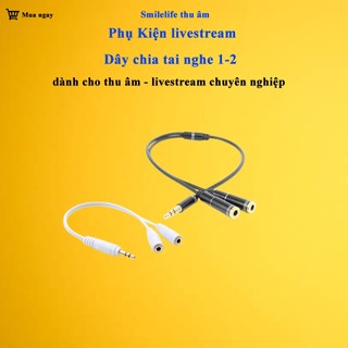 DÂY Chia Cổng Tai Nghe 3.5mm Từ 1 Ra 2 siêu rẻ