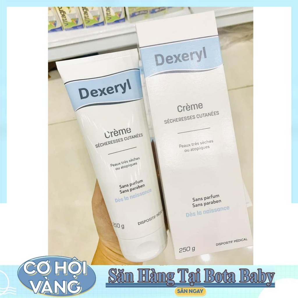 Kem Dexeryl - Dexeryl Glycerol Dưỡng khô, nẻ, chàm cơ địa, chàm sữa cho bé 50gr, 250gr
