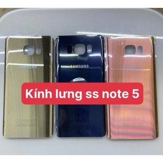 Kính lưng zin có keo dán sẵn sam sung note 5-lên máy đẹp