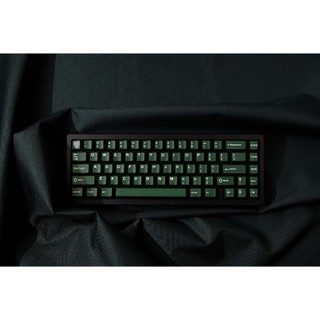 Bộ nút bàn phím cơ | Keycap Cherry Aifei Pyga Green Semi-Transparent | ABS Doubleshot