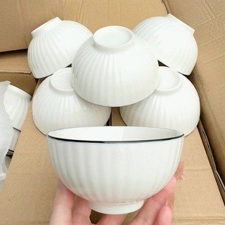 Chén sứ họa tiết- Tráng men cao cấp- chén sứ, chén cơm, chén cơm, bát ăn cơm