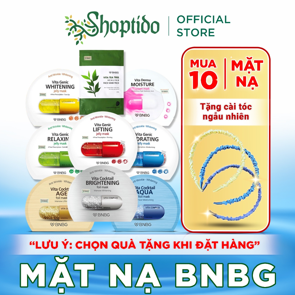 Mặt Nạ BNBG Vita Mask phục hồi, cấp ẩm, nuôi dưỡng da toàn diện 30ml Hàn Quốc Shoptido