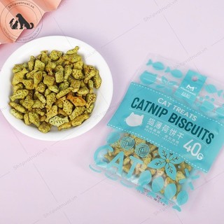 Bánh Thưởng Bánh Quy Cá Catnip Biscuits 40g