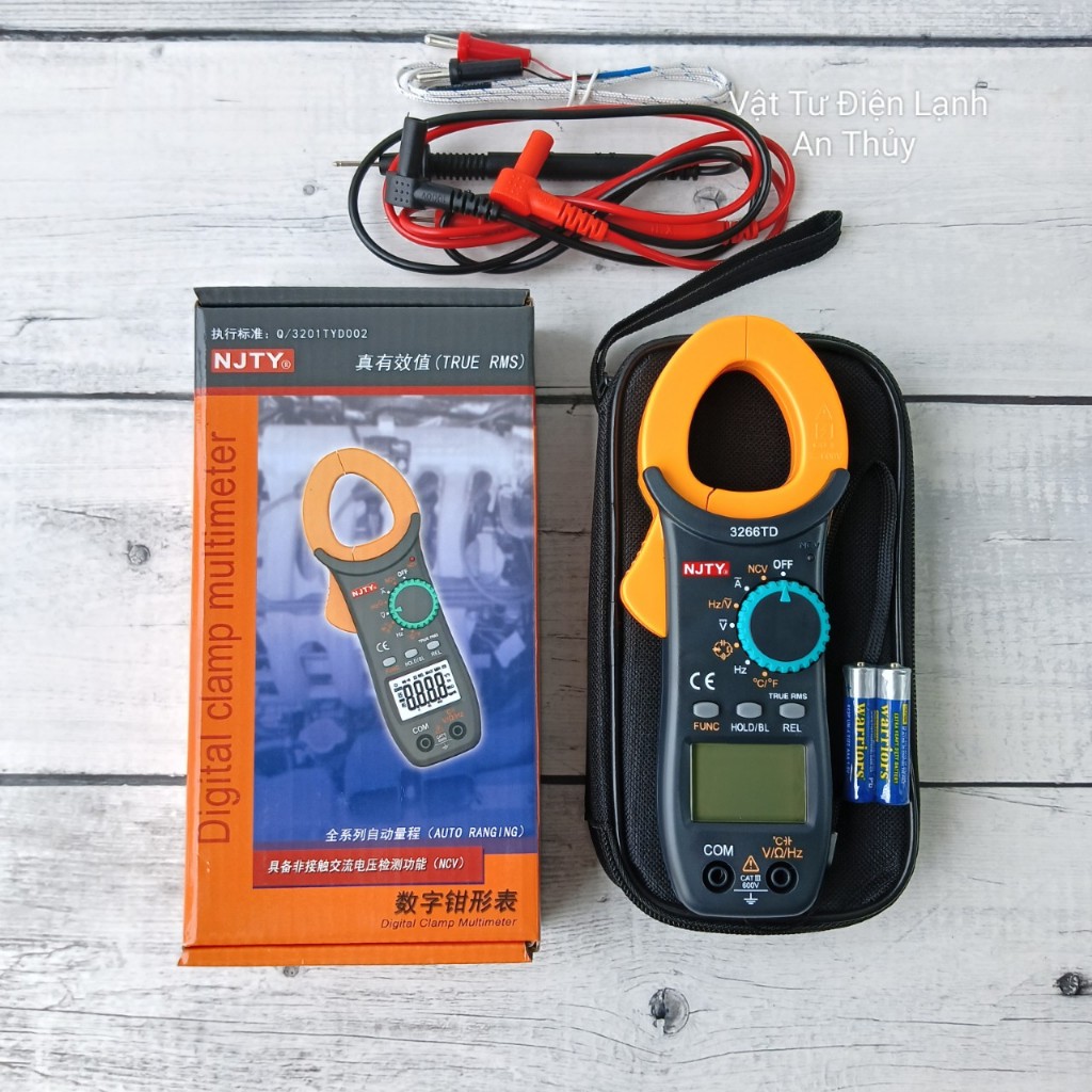 Đồng hồ kẹp dòng vạn năng NJTY 3266TD