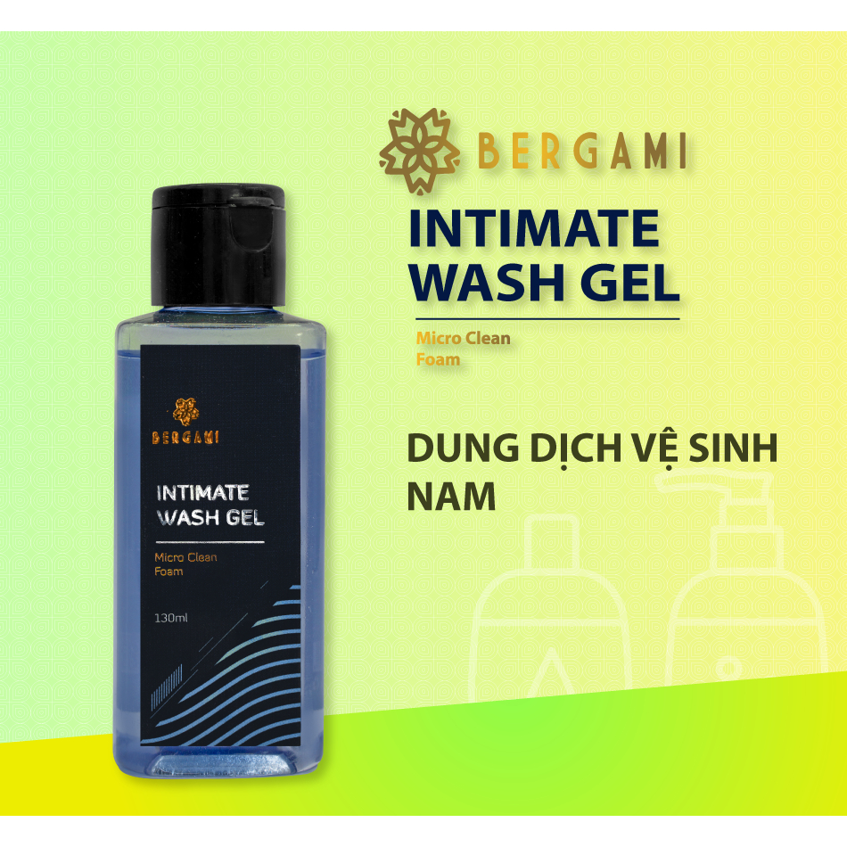 Dung dịch vệ sinh nam Bergami 130ml