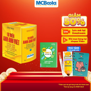 Sách - Từ Điển Anh Anh Việt Bìa Cứng Màu Vàng - Tặng Kèm 360 Động Từ Bất Quy Tắc Và 12 Thì Cơ Bản Trong Tiếng Anh