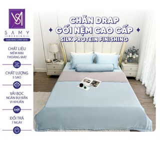 Bộ Chăn Ga Gối Lụa Tencel Coolsilk SAMY BEDDING Tươi mát mềm mại