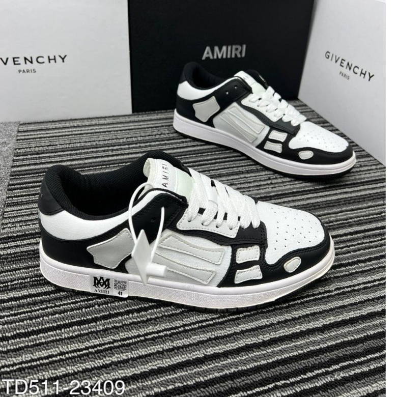 Giày Thể Thao Sneaker AMIRI Likeauth Quảng Châu Black &amp; White