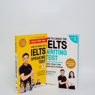 Sách -Combo How To Crack The IELTS Writing Test Vol.1 + How To Crack The IELTS Speaking Test - Part 1
