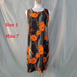 [40-55kg]Đầm suông sát nách- size 1