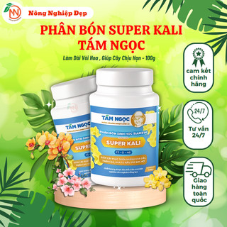 Phân Bón Super Kali 100gr - Thầy Tám Ngọc - Làm Dài Vòi Hoa - Giúp Cây Chịu Hạn