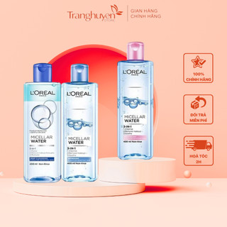 Tẩy Trang Dầu Loreal Micellar Water 3-in-1 Deep Cleansing Even For Sensitive Skin 400ml