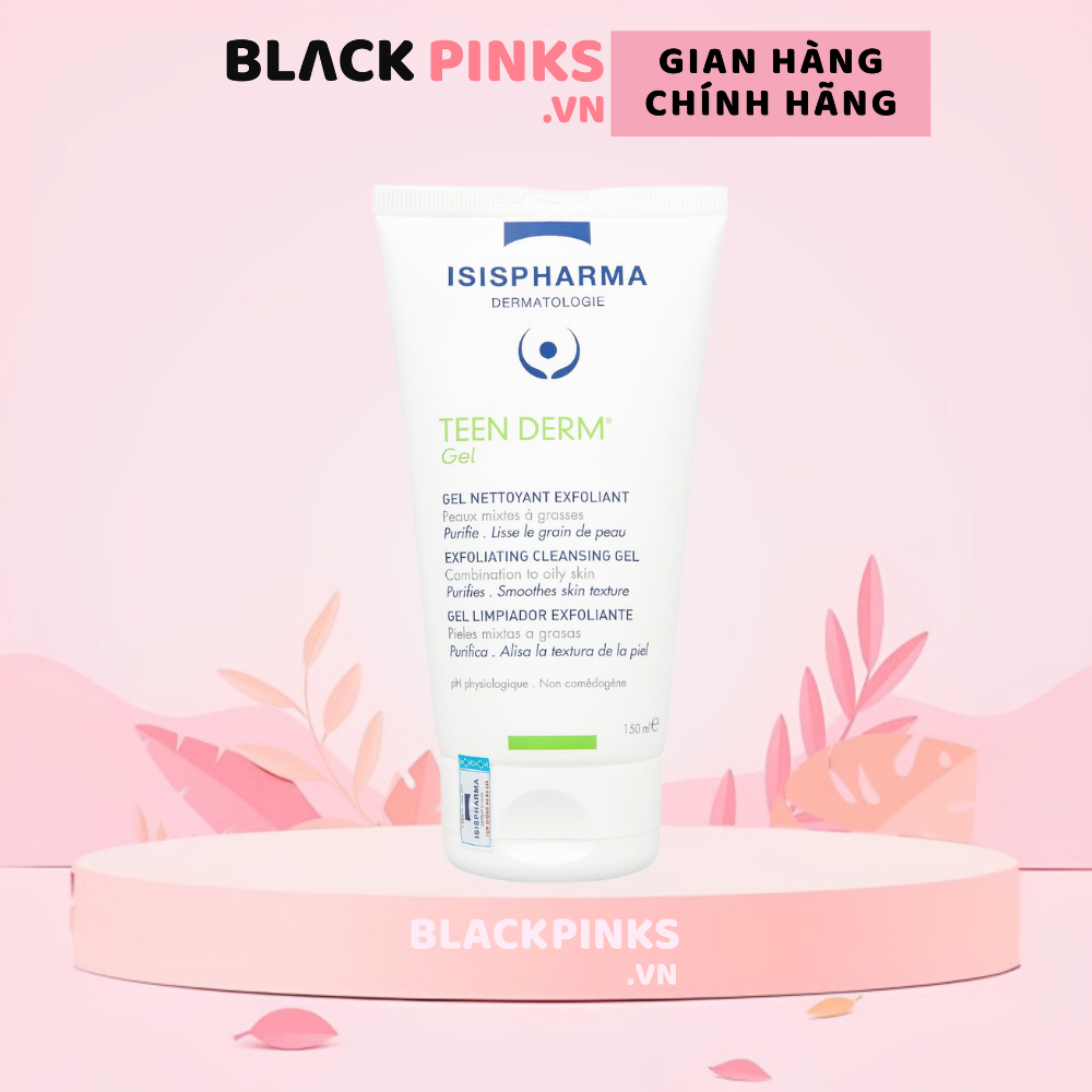 Sữa rửa mặt ISIS Pharma Teen Derm Gel giảm nhờn và ngăn ngừa mụn 40ml/150ml