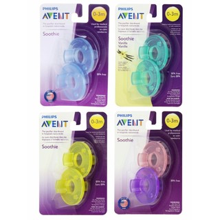 Sét 2 ty giả Avent Soothie 0-3m