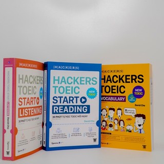 Sách - Combo Hacker TOEIC Vocabulary + Start Reading + Start Listening