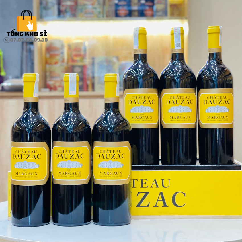 Rượu Vang Nhập Khẩu, Rượu Vang Pháp Chateau Dauzac Margaux 2016 &amp; 2019 - Rượu Vang Cao Cấp Tuyệt Hảo