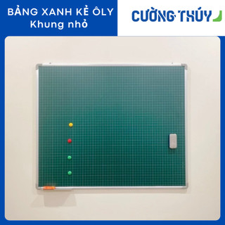 Bảng kẻ ô ly , KT : 80x120cm,100x120 dòng Sandard - Bảng Cường Thúy ( Tặng kèm hộp phấn, nam châm, bông lau)