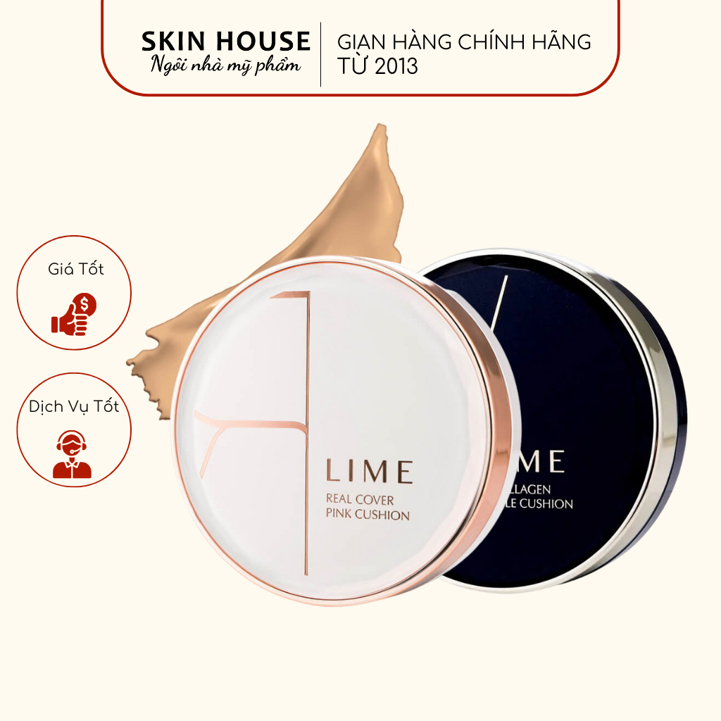  Phấn Nước Lime Cushion Hàn Quốc Cho Lớp Nền Bóng Khỏe 