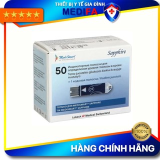 Que Thử Đường Huyết Máy Cao Cấp Medismart Sapphire Plus
