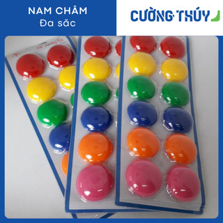 Vỉ nam châm dính bảng từ 12 viên 30mm ( theo dõi shop để giảm 5%)