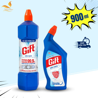 Nước tẩy nhà tắm Gift chai 900ml, siêu sạch, thơm mát