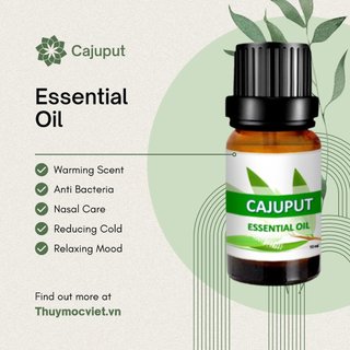 Tinh dầu tràm Thủy Mộc Việt treo 8ml | Cajiput Essential Oil