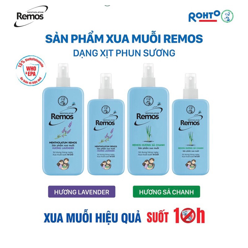 XỊT MUỖI REMOS