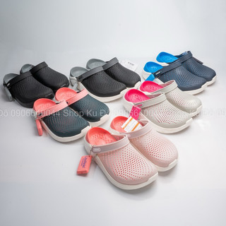 Dép cross literide clog nam nữ, crocs literide, dép siêu êm, đế chống trơn trượt đi mưa