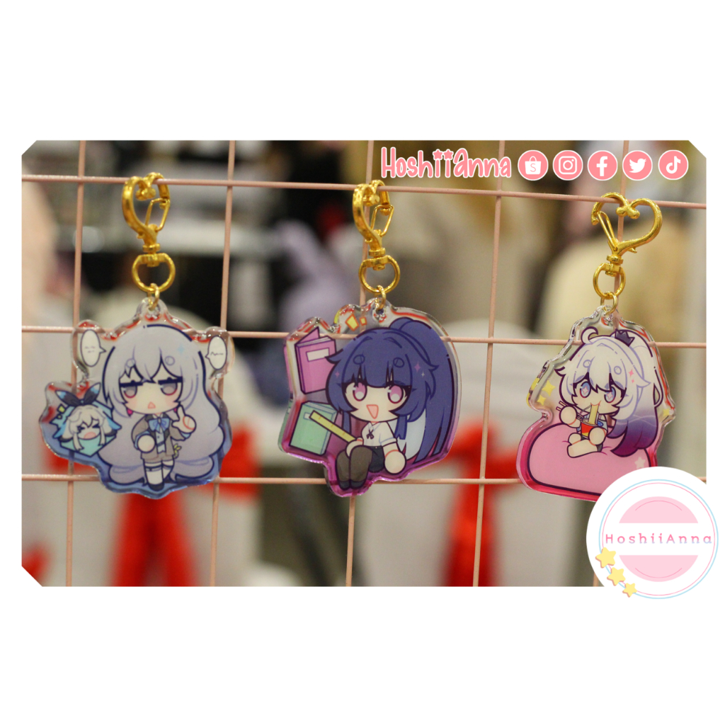 Keychain epoxy Honkai Impact 3rd