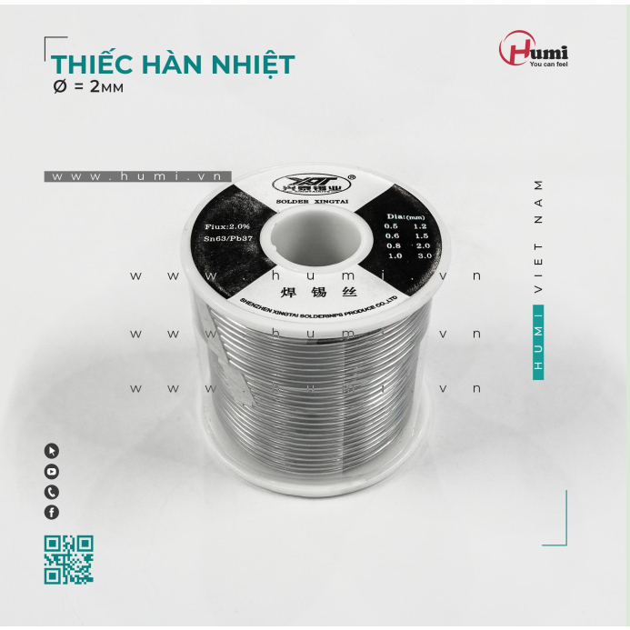 Thiếc hàn nhiệt 2mm