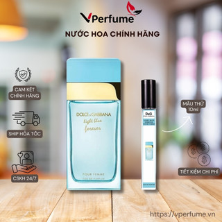 Nước hoa nữ dg light blue forever pour femme edp - mẫu thử 10ml