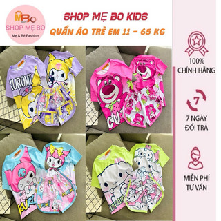 Đồ bộ bé gái 3d thun lạnh size nhí đại từ 8 đến 40kg
