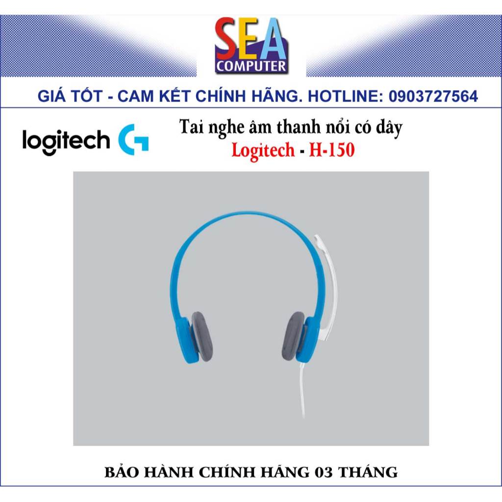 Tai nghe âm thanh nổi có dây Logitech - H-150