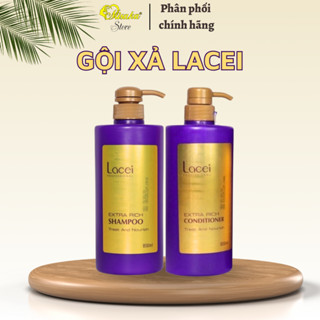  Dầu gội xả tóc cao cấp Lacei  phục hồi tóc hư tổn  giữ màu tóc nhuộm - 800ml 