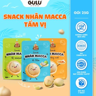 Snack nhân macca tẩm vị 25g gulu foods