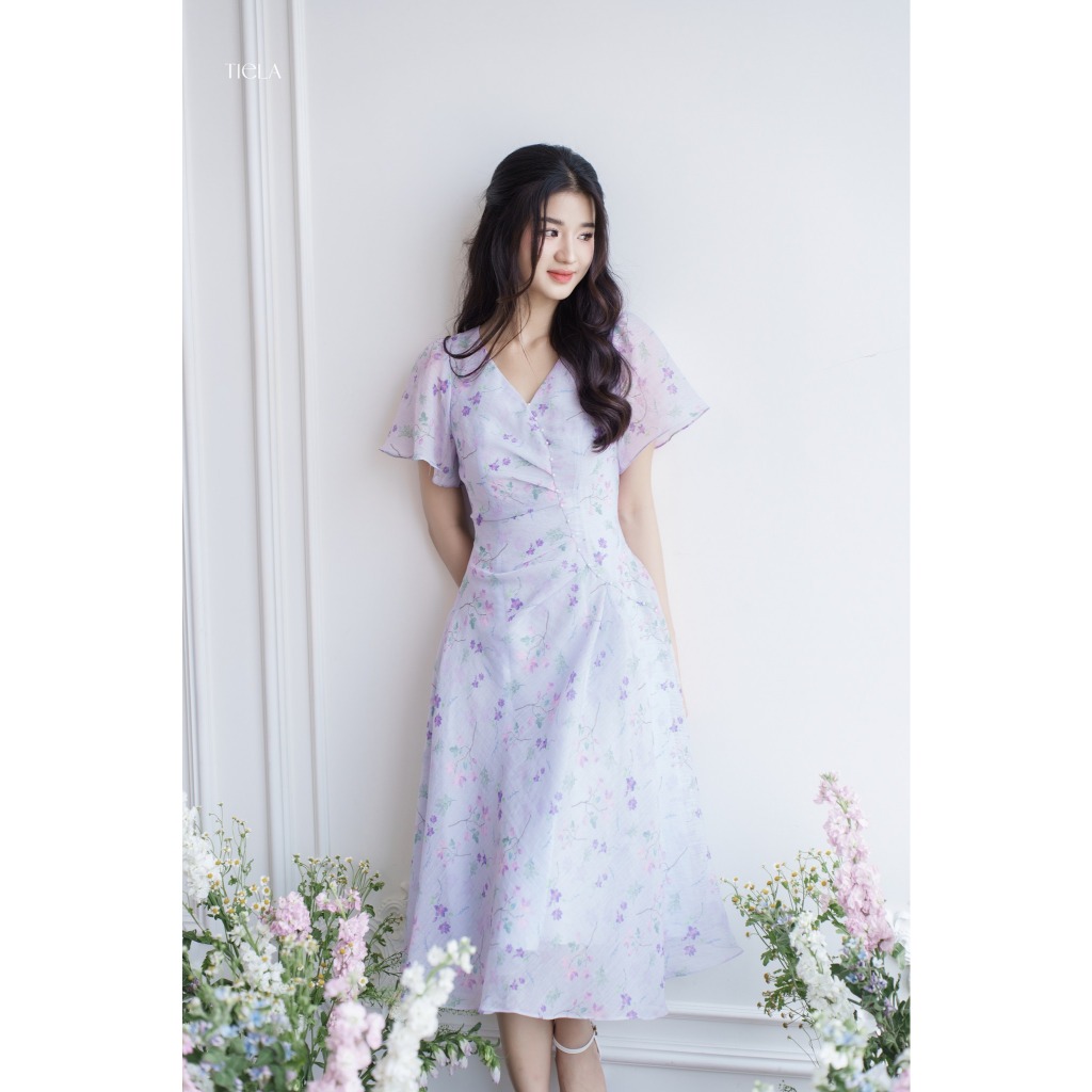 TIELA Đầm váy hoa cổ tim - Jade Dress | BigBuy360 - bigbuy360.vn