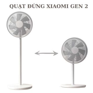 Quạt cây đứng Xiaomi Mi Smart Fan 2 Lite JLLDS01XY/JLLDS01DM thông minh kết nối Wifi app MiHome - có thể chỉnh chiều cao