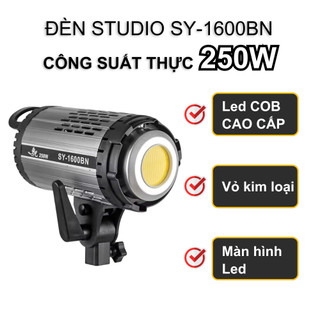 Đèn studio sy-1600bn 250w đèn livestream, chụp studio công suất cao