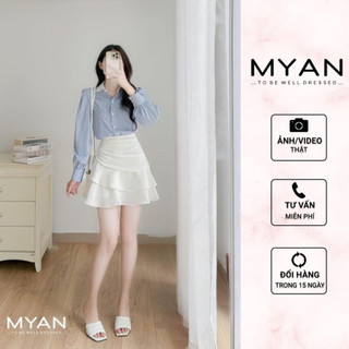 Chân váy mini chữ A dáng ngắn 2 tầng (có quần) MYAN DESIGN VVN062111