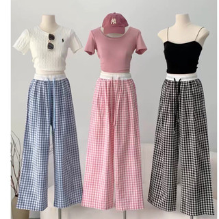 Quần Ống Suông Kẻ caro xinh mùa hè BIGSIZE m719