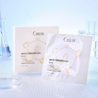 Mặt nạ Chiselan dưỡng trắng chuyên sâu, cấp ẩm căng bóng da hộp 10mask